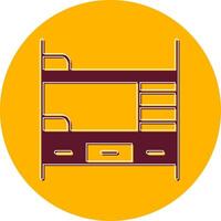 Bunk Bed Vector Icon