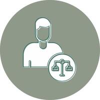 Lawyer Vector Icon