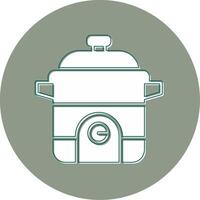 Rice Cooker Vector Icon