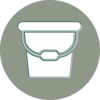 Water Bucket Vector Icon