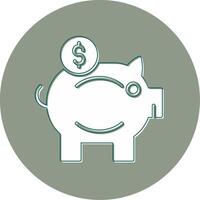 Piggy Bank Vector Icon