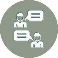 Conversation Vector Icon