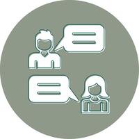 Conversation Vector Icon