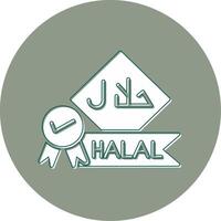 Halal Vector Icon