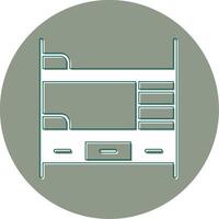 Bunk Bed Vector Icon