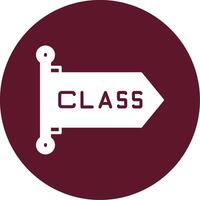 icono de vector de clase