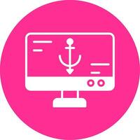 Anchor Text Vector Icon