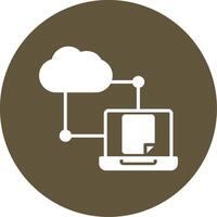 icono de vector de transferencia de datos