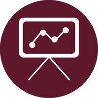 Line Chart Vector Icon