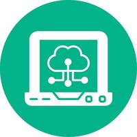 Cloud Computing Vector Icon