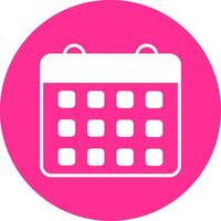 icono de vector de calendario