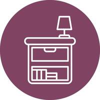 Night Stand Vector Icon