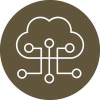 Cloud Configuration Vector Icon