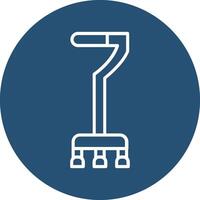 Walking Stick Vector Icon