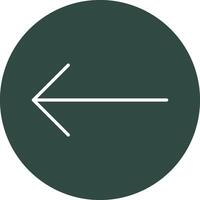 Left Arrow Vector Icon