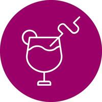 Cocktail Drink Vector Icon