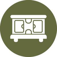 Tv Stand Vector Icon