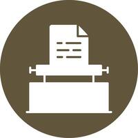 Typewriter Vector Icon