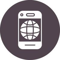 Mobile Internet Vector Icon