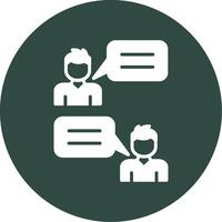 Conversation Vector Icon