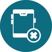 No Cellphone Vector Icon