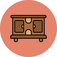 Tv Stand Vector Icon