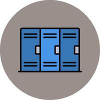 Lockers Vector Icon