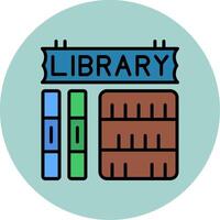 Library Vector Icon