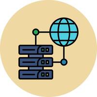 Web Hosting Vector Icon