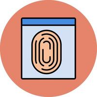 Fingerprint Vector Icon