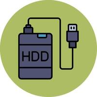 Harddisk Vector Icon