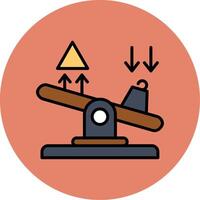 Seesaw Vector Icon