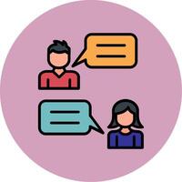 Conversation Vector Icon