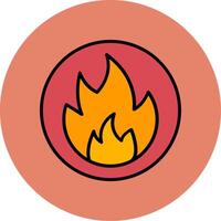 Flammable Vector Icon