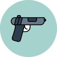 icono de vector de pistola