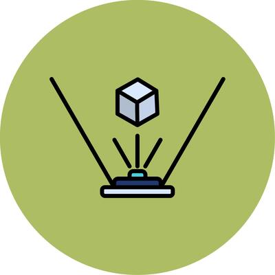 Hologram Vector Icon