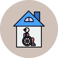 Nursing Home Vector Icon