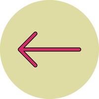 Left Arrow Vector Icon