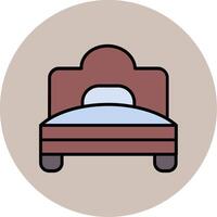 Single Bed Vector Icon