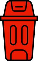 Trash Can Vector Icon