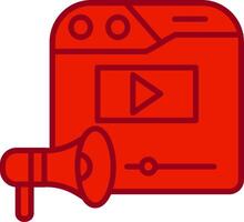 Video Marketing Vector Icon