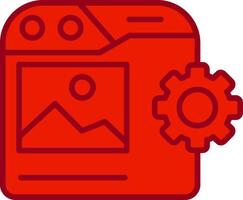 Content Management Vector Icon