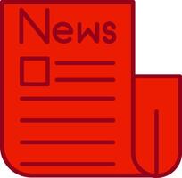 News Paper Vector Icon