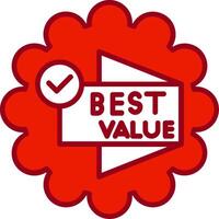 Best Value Vector Icon