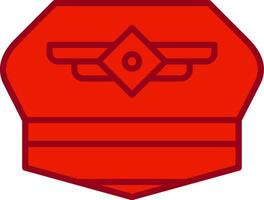 Pilot Hat Vector Icon