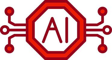 Artificial Intelligence Vector Icon