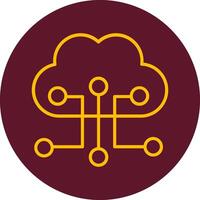 Cloud Configuration Vector Icon