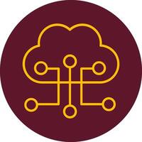 Cloud Configuration Vector Icon