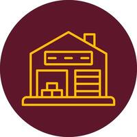 Warehouse Vector Icon