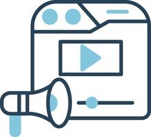 Video Marketing Vector Icon